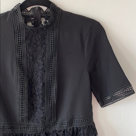 NWOT Zara Lace Peplum Blouse - Picture 6 of 14